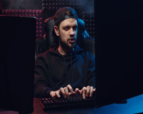 CROWN gaming hoodie product display