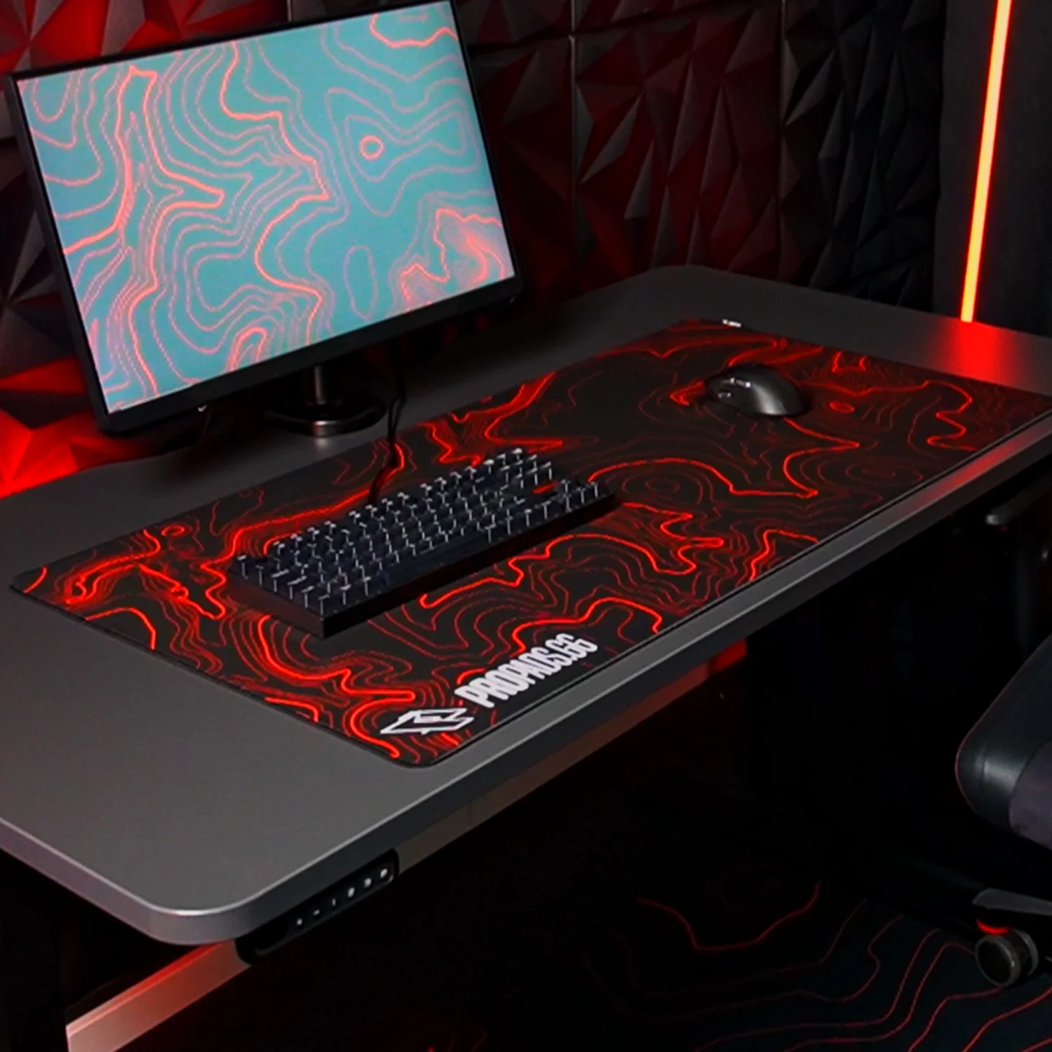 Gaming mouse pad product display