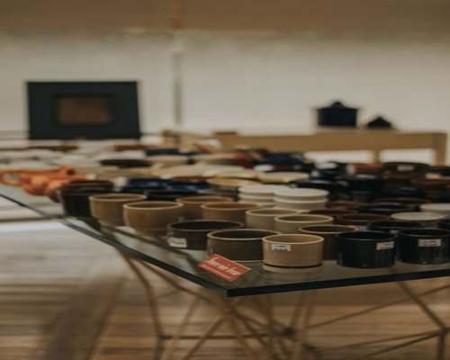 CROWN collectible mug product display
